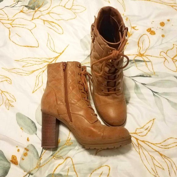 G by Guess Shoes - "G By Guess" Size 10 Carhart Type Pumps, SO CUTE, Buckles, Winter Boots, Leather